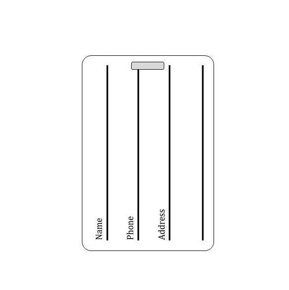 Luggage Bag Tag. Customizable. TOP SELLER