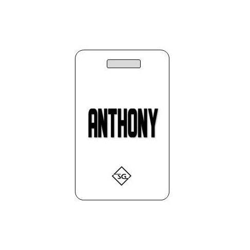 Pickleball Bag Tag. Customizable Name. Waterproof. Made in USA. Perfect For Pickleball Equipment Bag