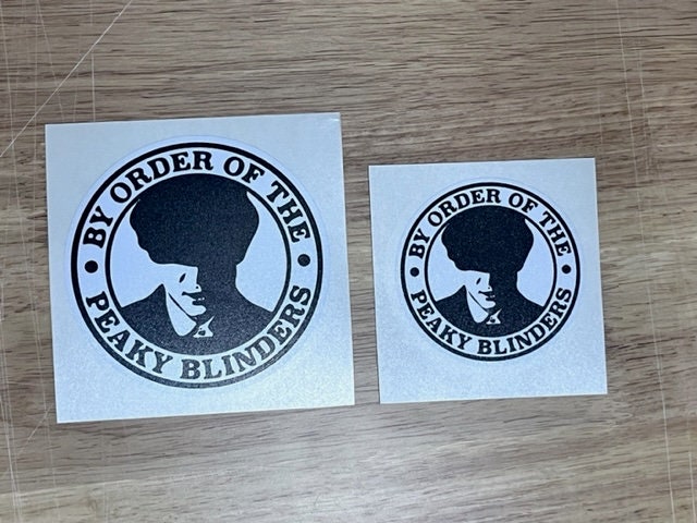 Fun Vinyl Sticker - Peaky Blinders. Waterproof & Laminated. Sticker Decal for Water Bottles, Laptop, Car. Upgraded Shipping on 5+ ordered