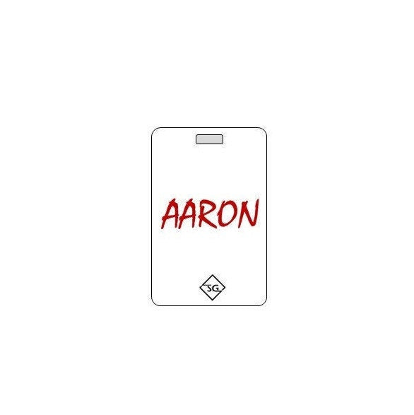 Lacrosse Bag Tag. Customizable. Waterproof. Made in USA.