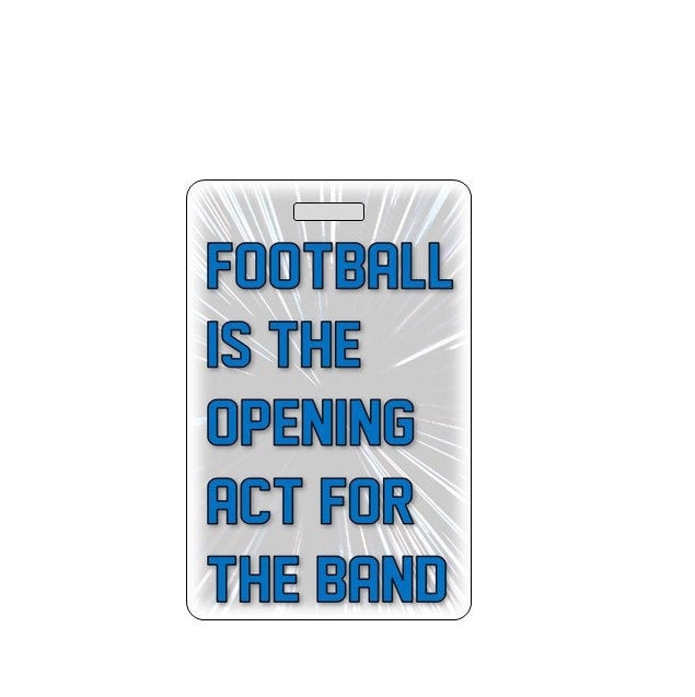 Marching Band Bag Tag.  Customizable.