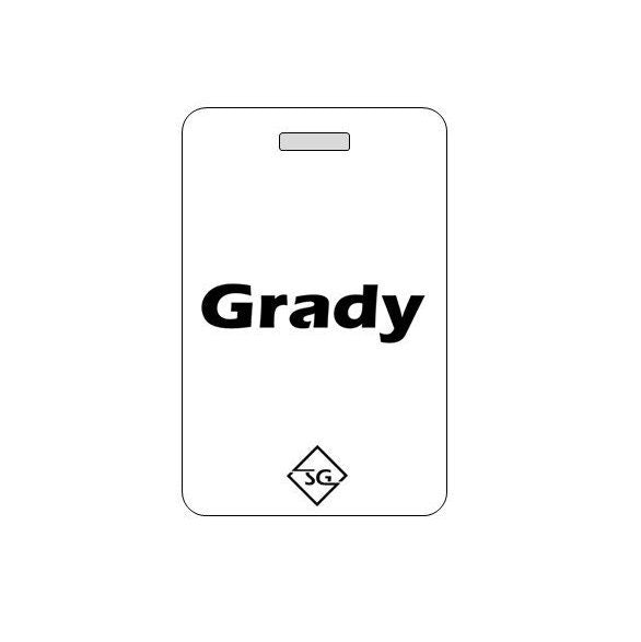 Basketball Bag Tag. Customizable. Waterproof. Made in USA.