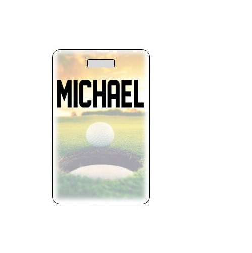 Golf Bag Tag. Retirement Plan.