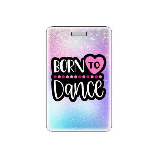 Dance Bag Tag. Customizable. Waterproof. Made in USA.  NEW DESIGN
