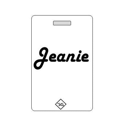 Dance Bag Tag. Customizable. Waterproof. Made in USA.  NEW DESIGN