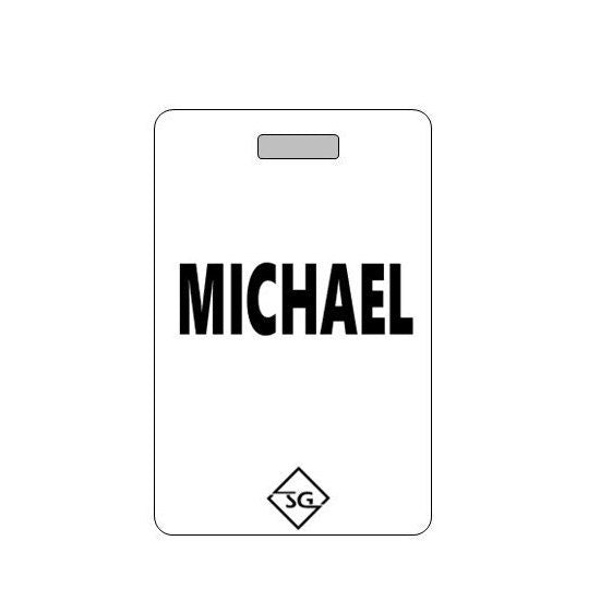 Swim Bag Tag. Customizable. Waterproof. Made in USA.  NEW