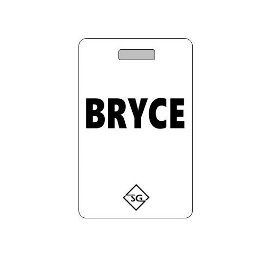 Baseball 6+4+3=2 Bag Tag. Waterproof.  NEW DESIGN