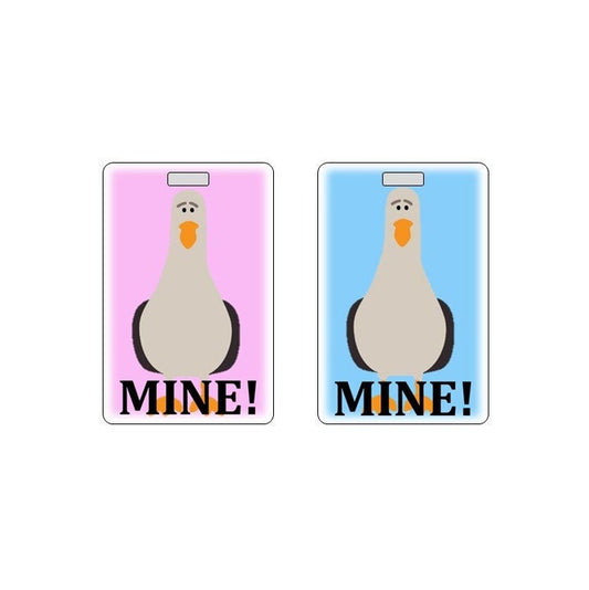 Mine! Luggage Bag Tag.  Customizable.  New Design