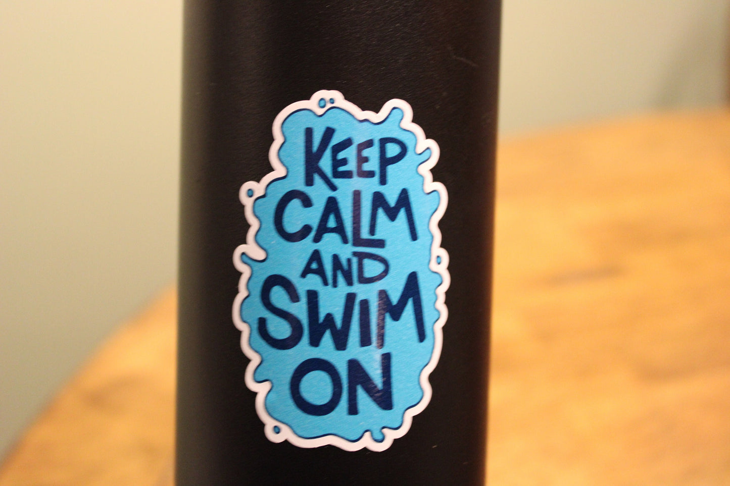 Fun Vinyl Sticker - Swimmer. Waterproof & Laminated. Sticker Decal for Water Bottles, Laptop, Car. Upgraded Shipping on 5+ ordered