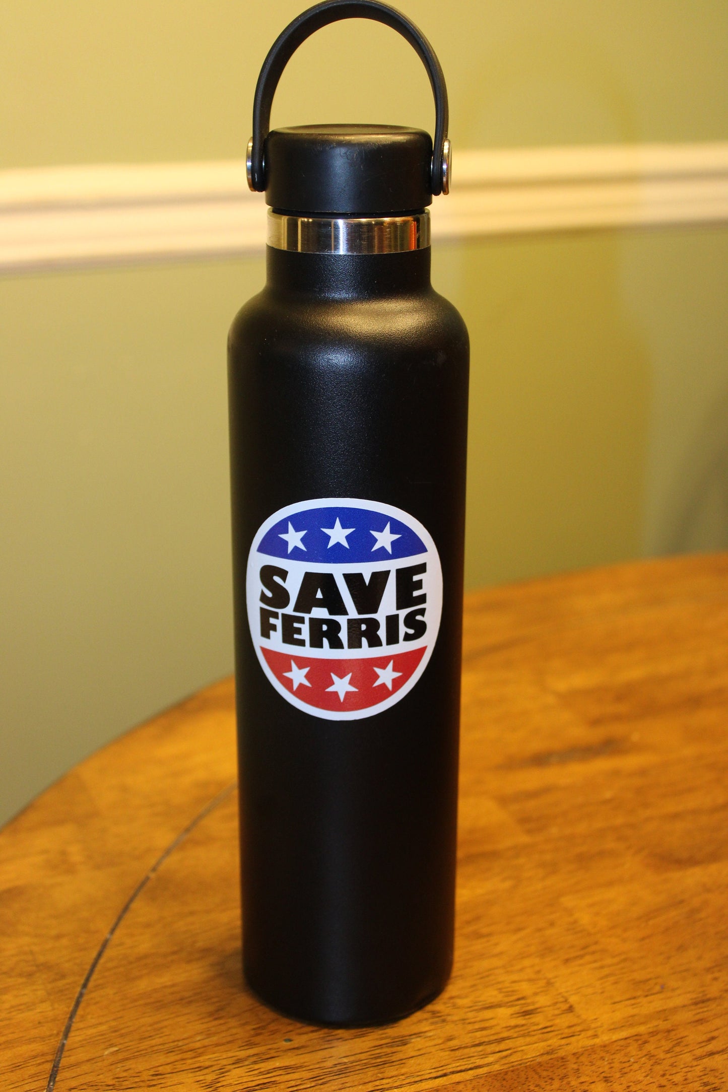 Fun Vinyl Sticker - Ferris Bueller.  Waterproof & Laminated. Sticker Decal for Water Bottles, Laptop, Car. Upgraded Shipping on 5+ ordered
