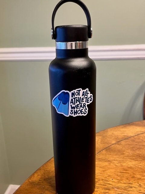 Fun Vinyl Sticker - Swim Sticker.  Waterproof & Laminated. Sticker Decal for Water Bottles, Laptop, Car. Upgraded Shipping on 5+ ordered