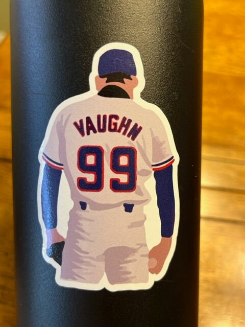 Fun Vinyl Sticker - Ricky Vaughn. Waterproof & Laminated. Sticker Decal for Water Bottles, Laptop, Car. Upgraded Shipping on 5+ ordered