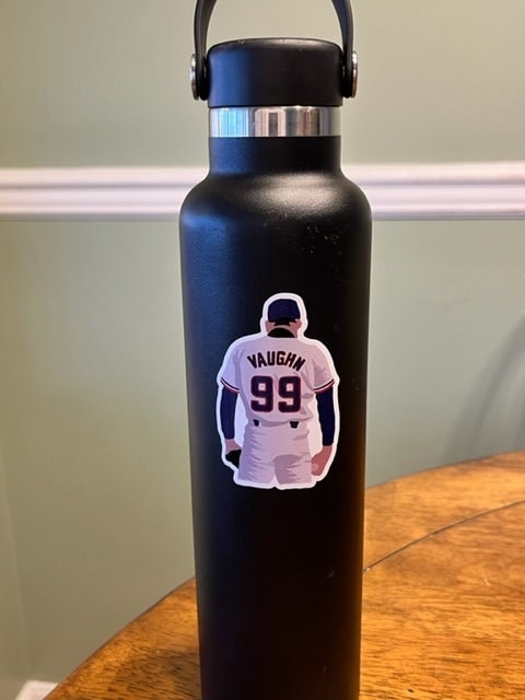 Fun Vinyl Sticker - Ricky Vaughn. Waterproof & Laminated. Sticker Decal for Water Bottles, Laptop, Car. Upgraded Shipping on 5+ ordered