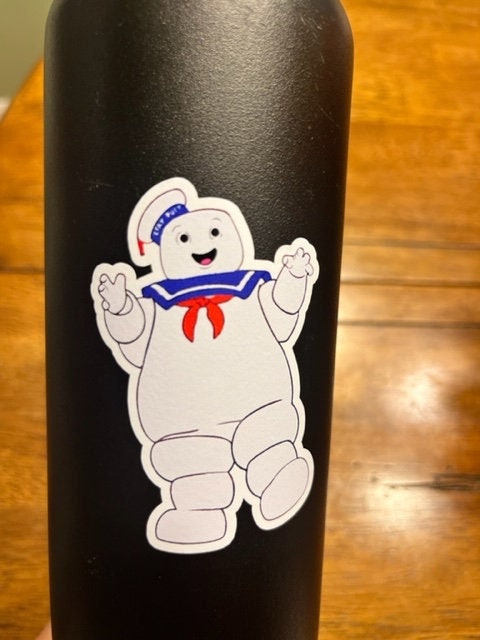 Fun Vinyl Sticker - Ghostbusters. Waterproof & Laminated. Sticker Decal for Water Bottles, Laptop, Car. Upgraded Shipping on 5+ ordered