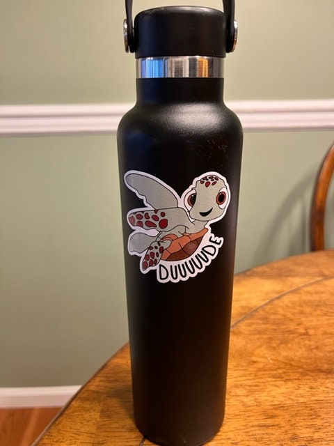 Vinyl Sticker- Crush. Waterproof & Laminated. Sticker Decal for Water Bottles, Laptop, Car. Upgraded Shipping on 5+ ordered