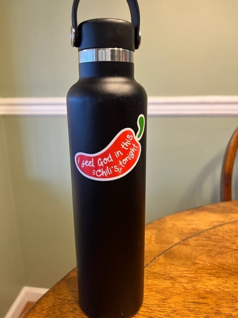 Fun Vinyl Sticker - The Office. Pam. Chilis.  Waterproof. Sticker Decal for Water Bottles, Laptop, Car Window.