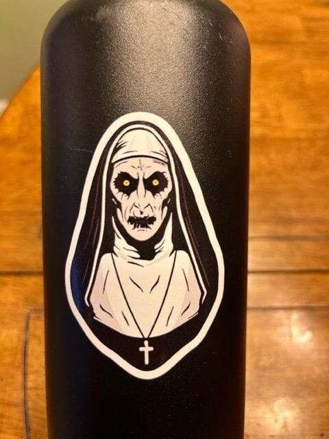 Fun Vinyl Sticker - The Conjuring.  Waterproof & Laminated. Sticker Decal for Water Bottles, Laptop, Car. Upgraded Shipping on 5+ ordered