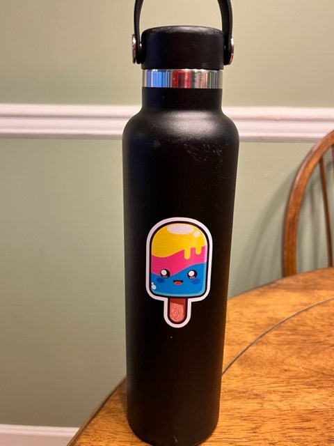 Fun Vinyl Sticker - Popsicle.  Waterproof & Laminated. Sticker Decal for Water Bottles, Laptop, Car. Upgraded Shipping on 5+ ordered
