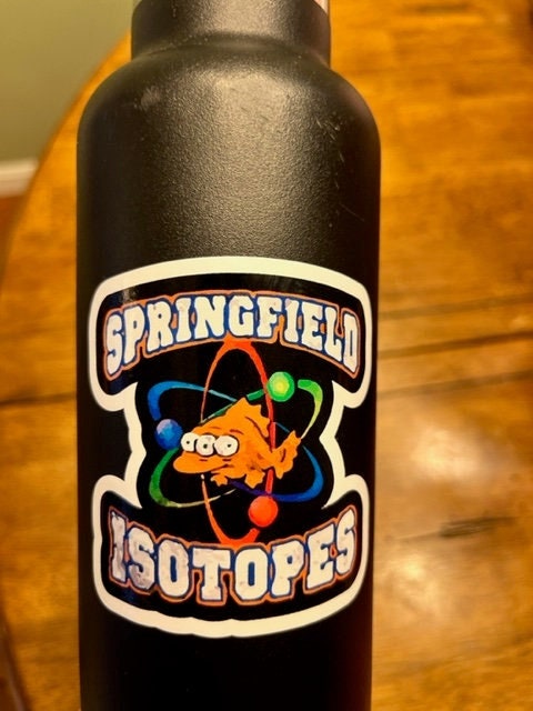 Fun Vinyl Sticker - The Simpsons.  Waterproof & Laminated. Sticker Decal for Water Bottles, Laptop, Car. Upgraded Shipping on 5+ ordered