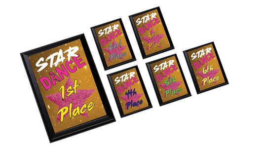Dance Award Plaques - Custom Designed For Your Dance Competition