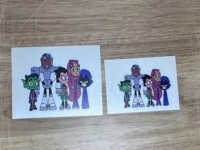 Fun Vinyl Sticker - Teen Titans Go.  Waterproof & Laminated. Sticker Decal for Water Bottles, Laptop, Car. Upgraded Shipping on 5+ ordered