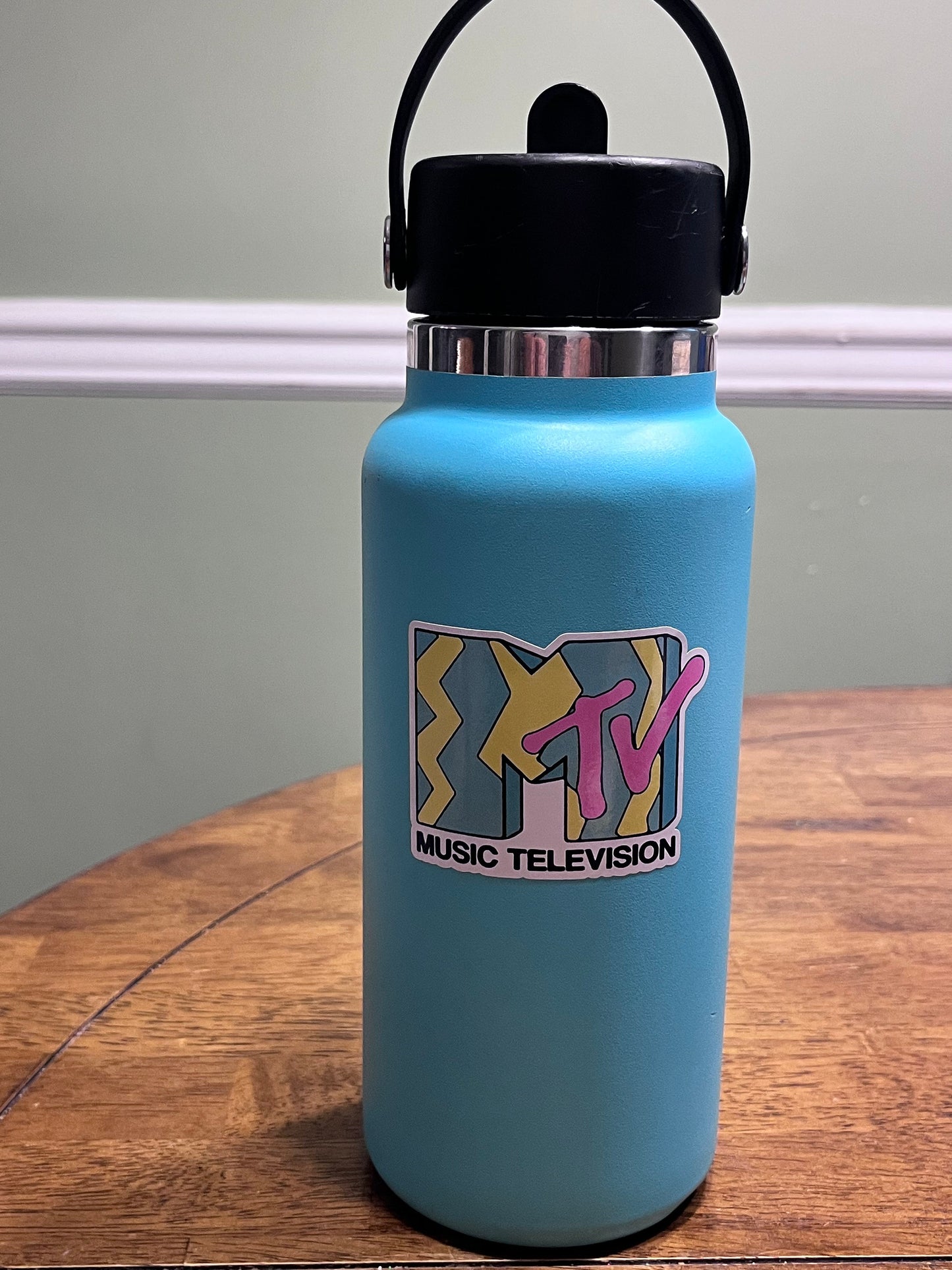Fun Vinyl Sticker - Mtv.  Waterproof & Laminated. Sticker Decal for Water Bottles, Laptop, Car. Upgraded Shipping on 5+ ordered