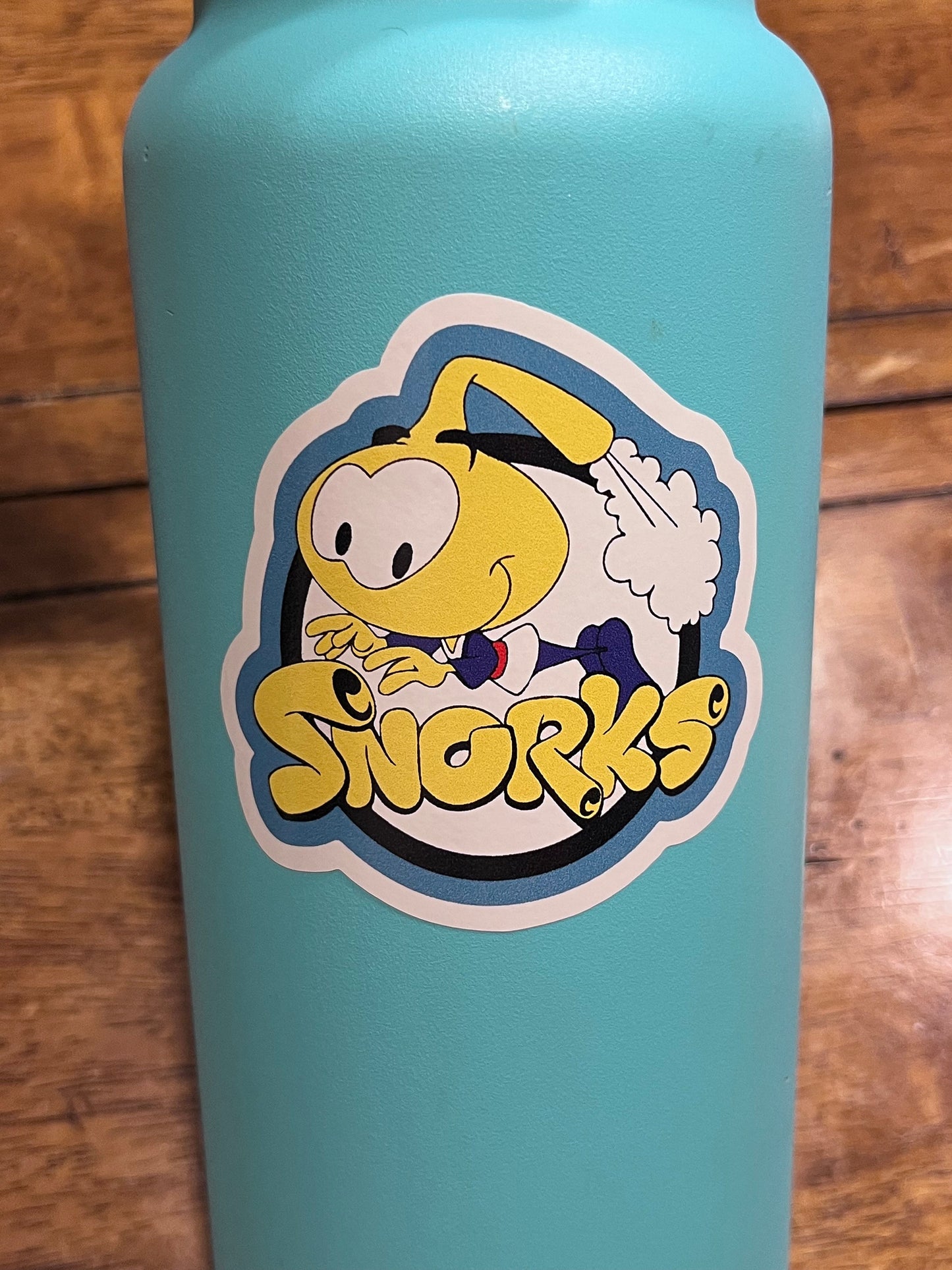 Fun Vinyl Sticker - snorks.  Waterproof & Laminated. Sticker Decal for Water Bottles, Laptop, Car. Upgraded Shipping on 5+ ordered