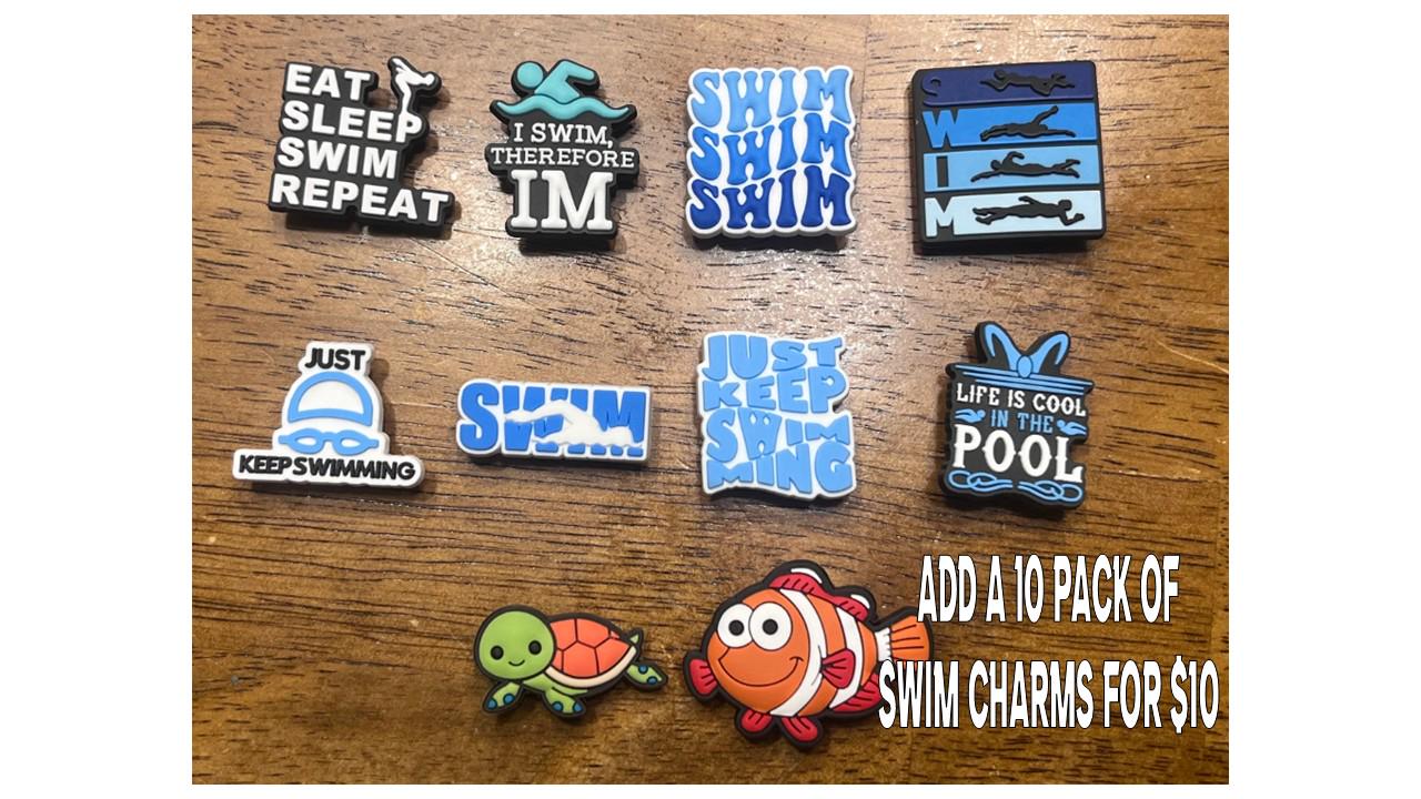 Swim Bag Tag. Customizable. Waterproof. Made in USA.  Swim Gift. Swim Team
