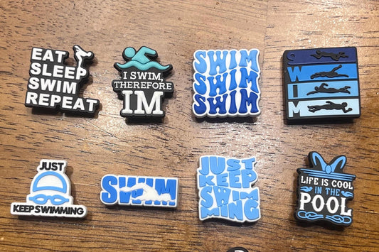 Swim Set of 8 Shoe Accessories.