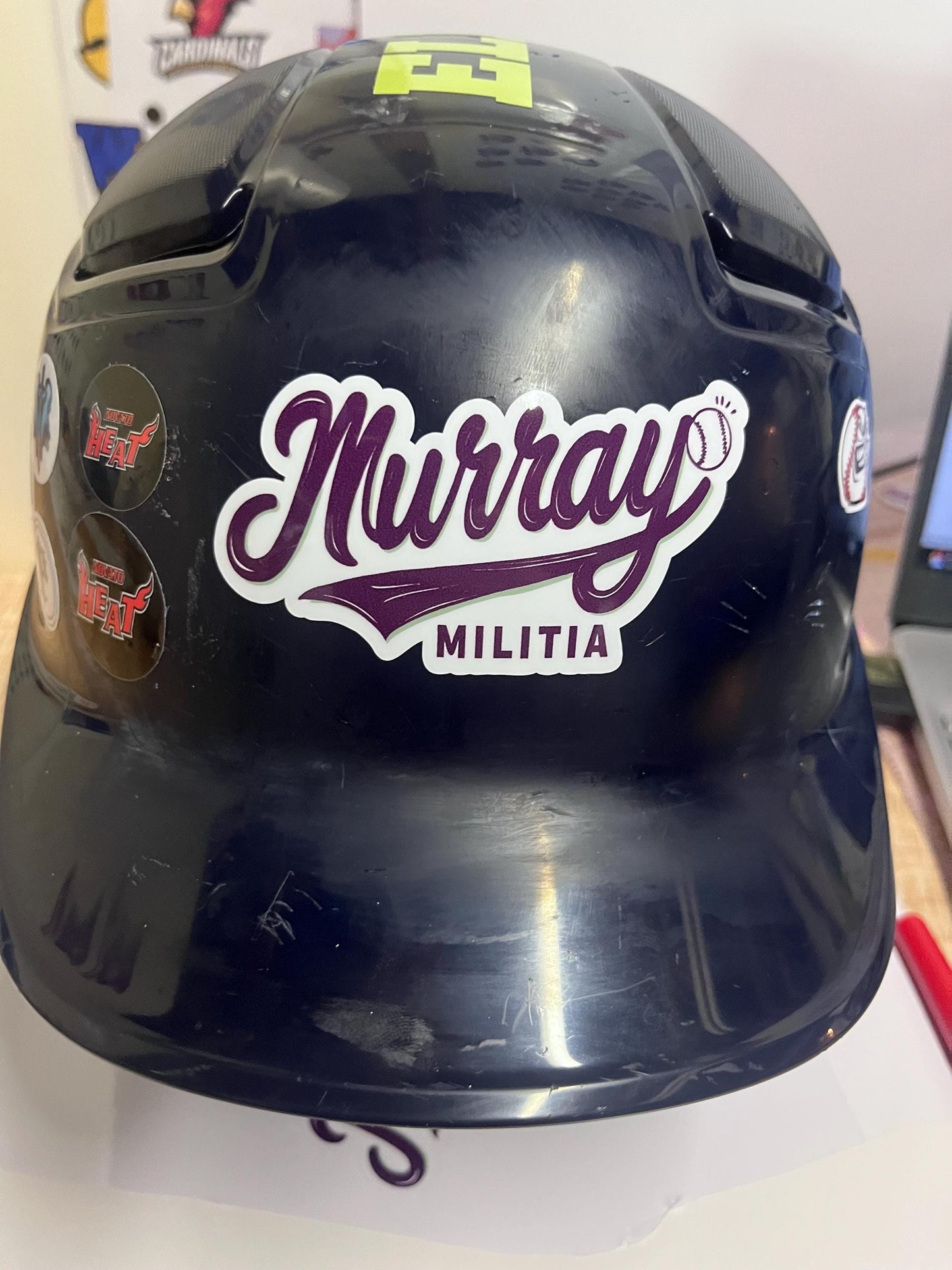 Custom Team Decals for Football, Baseball, or Softball Helmets. Minimum order quantity is 10