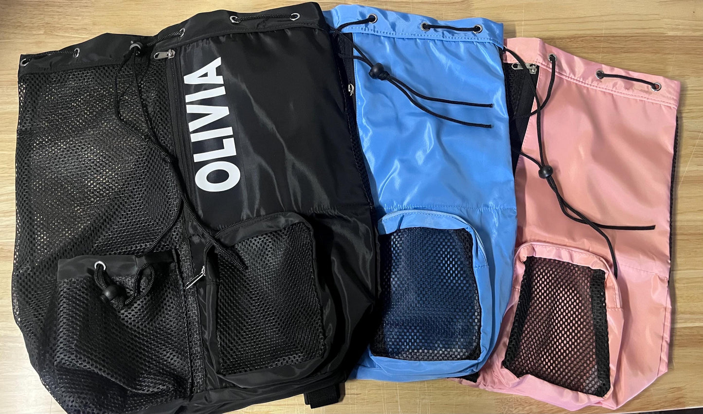 Personalized Swim Mesh Bag.  Swim Practice Bag. Great For Swimmers Or The Beach!